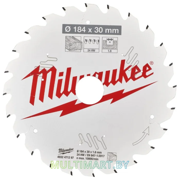 Пильный диск Milwaukee 4932471297